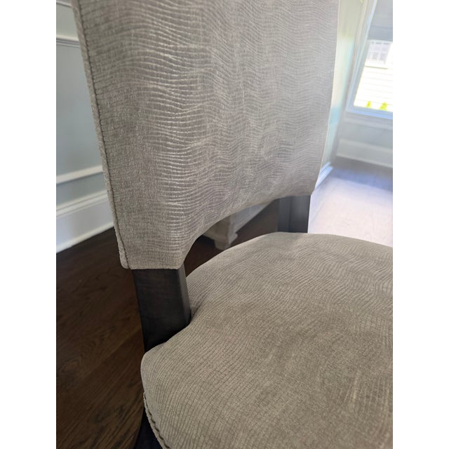 Kravet Kravet Custom 112" Dining Table + Set of 8 Upholstered Chairs For Sale - Image 4 of 10