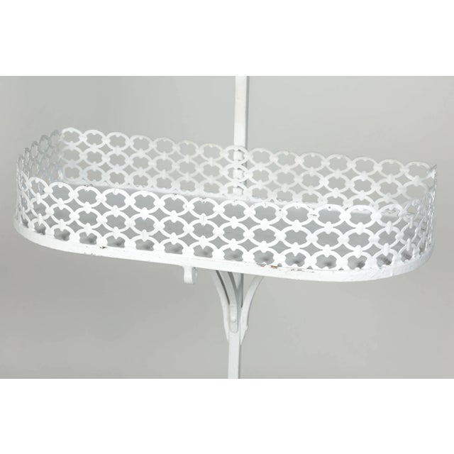 1950s Wrought Iron Three-Tier Planter For Sale In New York - Image 6 of 10