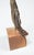 2017 Handcarved Wood Face on Stand Sculpture For Sale - Image 13 of 14