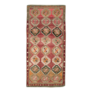 Galerie Shabab Collection Mid-20th Century Handmade Turkish Anatolian Room Size Gallery Carpet
