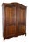 Antique French Louis XVI Carved Oak 2-Door Armoire For Sale
