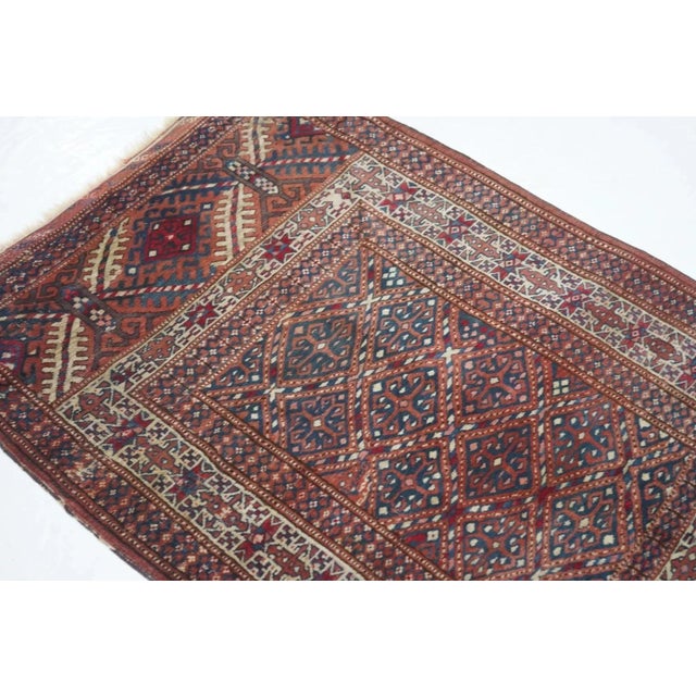 Antique Turkmen Rug 2'11'' x 4'5'' For Sale In New York - Image 6 of 9