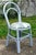 Late 20th Century Bamboo Rattan Patio Dining Set Table and Four Chairs Restored For Sale - Image 5 of 8