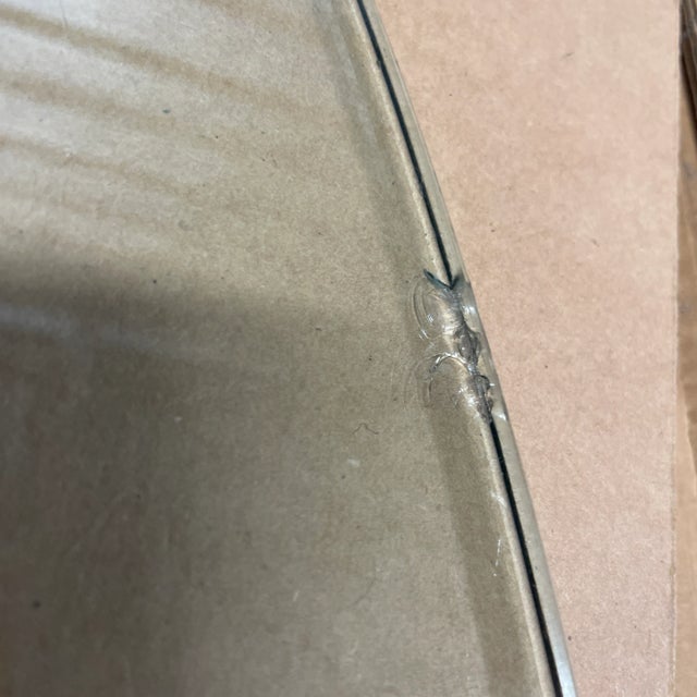 1970s Chrome and Glass Cal-Style Breakfast Dining Table For Sale - Image 5 of 6