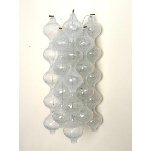 Large Mid-Century Modern Tulipan Wall Lamp attributed to J. T. Kalmar for Kalmar, Austria, 1960s For Sale - Image 3 of 12