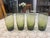 Mid-Century Modern 1960s Anchor Hocking Drinking Glasses in Central Park Ivy Green Swirl Pattern - Set of 4 For Sale - Image 3 of 9