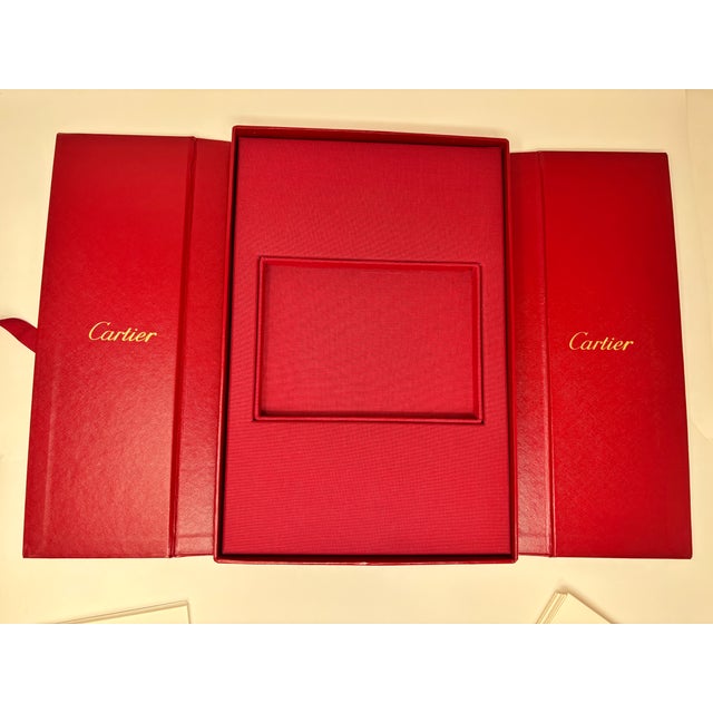 Cartier Paris Luxury Stationery Set, Red Dragons Design, France, 1990s For Sale In Palm Springs - Image 6 of 10