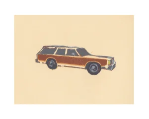 Woodie Wagon Giclee Art Print by Michelle Farro