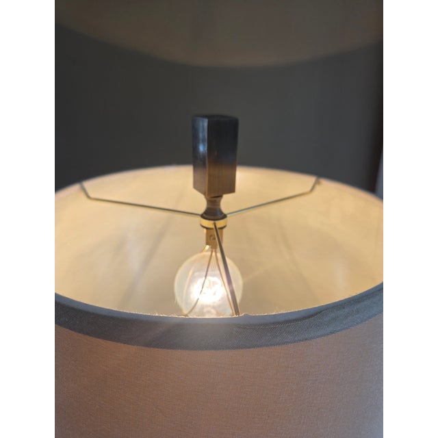 Baker Lexicon Collection Brutalist Coralium Table Lamp For Sale In Indianapolis - Image 6 of 13