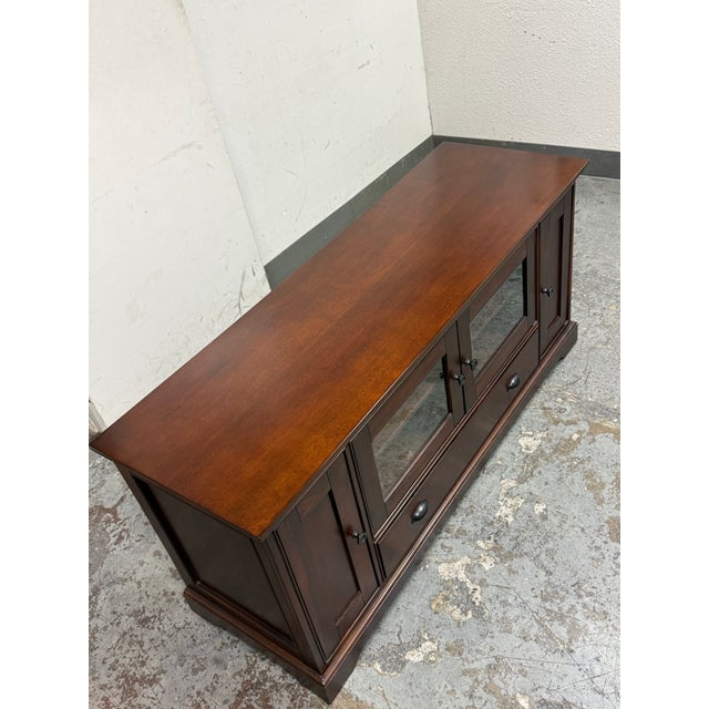Crosley Furniture Lafayette Mahogany Media Cabinet For Sale - Image 9 of 12