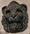 This antique zinc lion head architectural wall element brings bold sculptural presence and historic charm to any space....