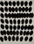 Francisca Sutil (Chilean, b. 1952) Abstract of black forms, "Mute" 2010 Hand signed, titled, and dated verso with personal...