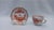 Indian Painting Coral Red Demitasse Mokka Cup and Saucer Duo from Meissen Porcelain, 1950s For Sale - Image 11 of 11