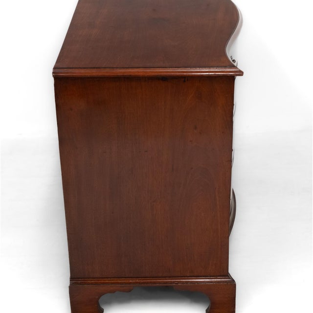 Wood George III Mahogany Serpentine Chest of Drawers For Sale - Image 7 of 18