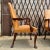 10 Antique Leather and Wood Arm Chairs Dining Conference Desk For Sale - Image 4 of 13