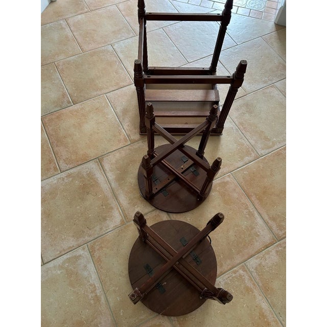 italydesign Vintage Italian-Style Nesting Tables 1960s – Set of 3 For Sale - Image 4 of 8