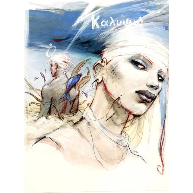 Enki Bilal - Calypso - Original Lithograph Publisher: Amis du Livre Edition: 240 2012 Dimensions: 42 x 30 cm. Enki Bilal...
