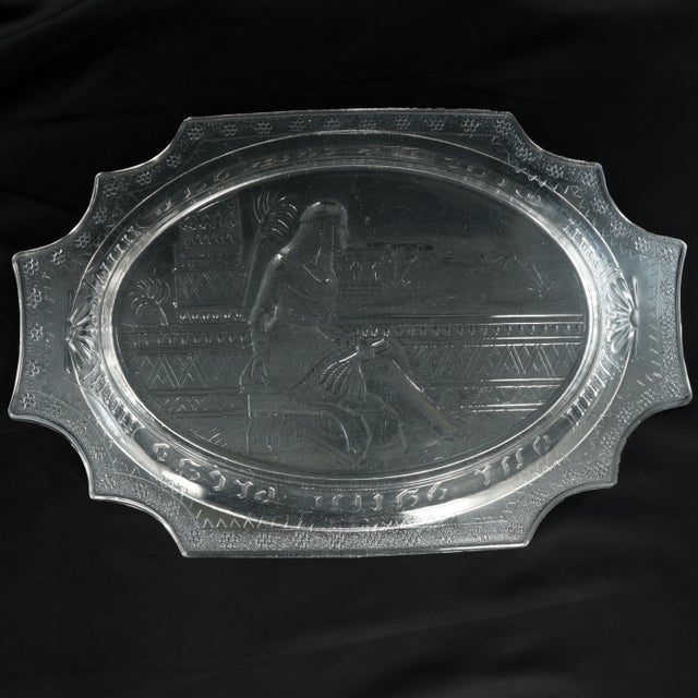Egyptian Revival Victorian Eapg Serving Platter 19th Century For Sale In Phoenix - Image 6 of 6