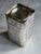 Silver-Plate Tea Canister With Etched Design and Details For Sale - Image 4 of 7