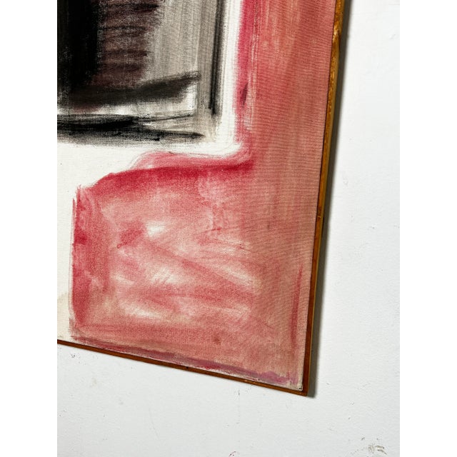 Paint C. 1960s Modernist Abstract Painting by Ny Expressionist Phillip Callahan For Sale - Image 7 of 8