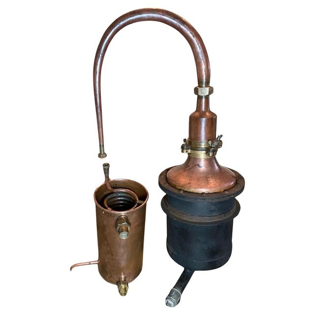 Distillation Column in Copper, 1900 For Sale - Image 13 of 13