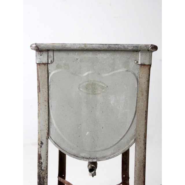 Antique Metal Wash Stand For Sale - Image 6 of 17