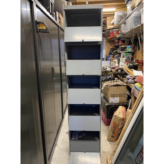 Industrial Metal Storage Unit, 1950 For Sale - Image 4 of 11