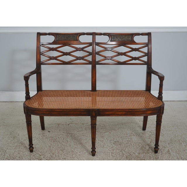 Age: Approx: 30 Years Old Details: Regency Style Mahogany Fine Carved Details Quality Construction Nice Inlay Work...