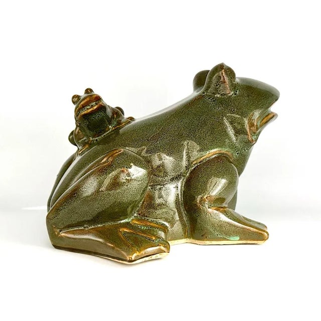 Large Italian Ceramic Frog, 1960s, in Flawless conditions. Designed 1960 to 1969