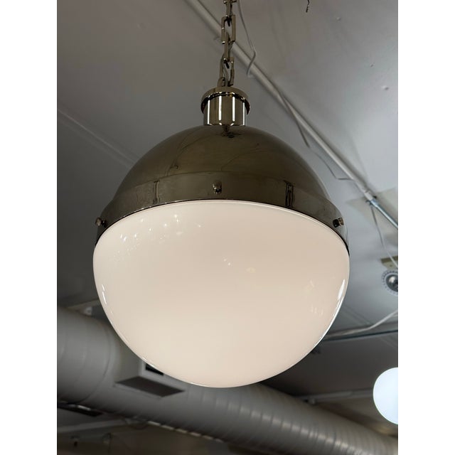 Thomas O'Brien for Visual Comfort Hicks Globe Pendant Light For Sale - Image 9 of 12