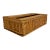 Wicker Bamboo Tissue Box Cover Holder in the Crespi Style For Sale