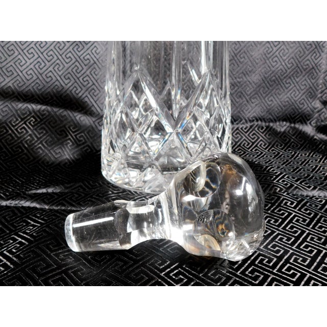 Contemporary 1980s Royal Gallery Samobor Cut Crystal Large Decanter For Sale - Image 3 of 3