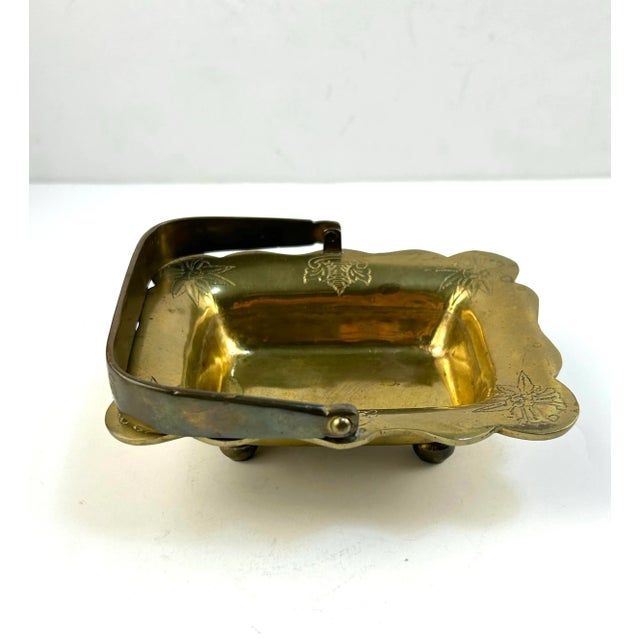 A beautiful, heavy-weight piece. It will have many uses. It has an elegant floral motif around the edge of the dish as...