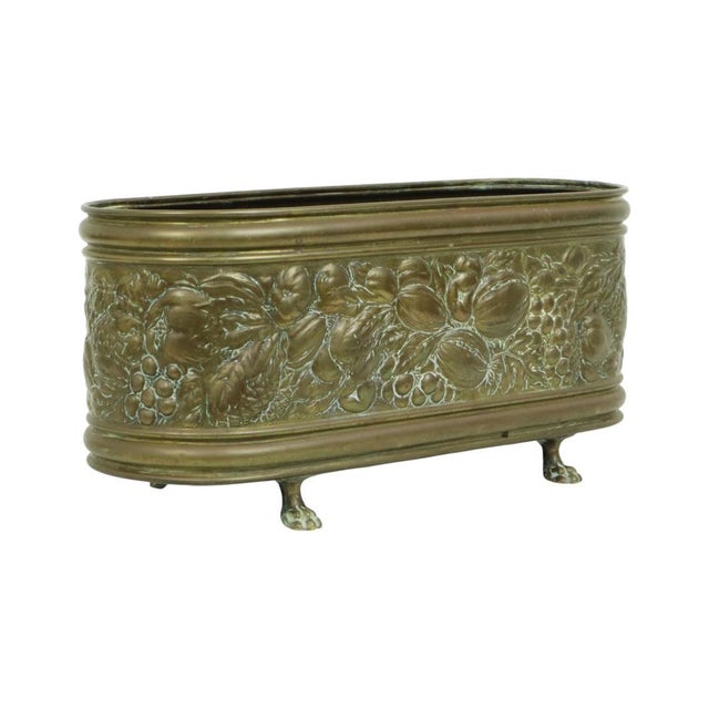 French Antique Copper Flower Pot Jardinière, 19th Century For Sale - Image 5 of 18