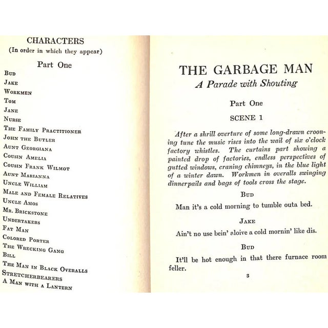 1920s "The Garbage Man" 1926 Passos, John Dos For Sale - Image 5 of 6