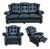 Vintage Chesterfield 3/1/1 Living Room Set, 2000s, Set of 3 For Sale