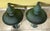 Green Timeless Elegance: Pair of Antique Verdigris Brass Wall Lanterns For Sale - Image 8 of 12