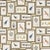 Sanderson Picture Gallery Wallpaper in Sand/Multi - a Sample For Sale