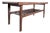 Mid-Century Modern Surfboard Walnut and Teak Coffee Table, 1960s For Sale