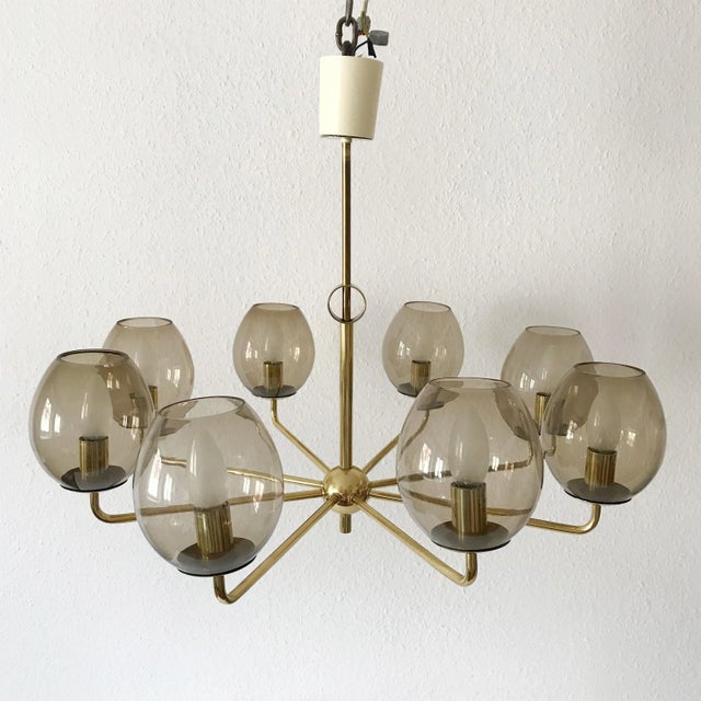 Gold German Sputnik Ceiling Light, 1950s For Sale - Image 8 of 15