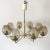 Gold German Sputnik Ceiling Light, 1950s For Sale - Image 8 of 15