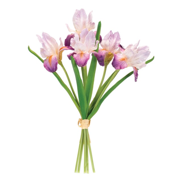 Purple Iris Floral Bundle (Set of 2) For Sale