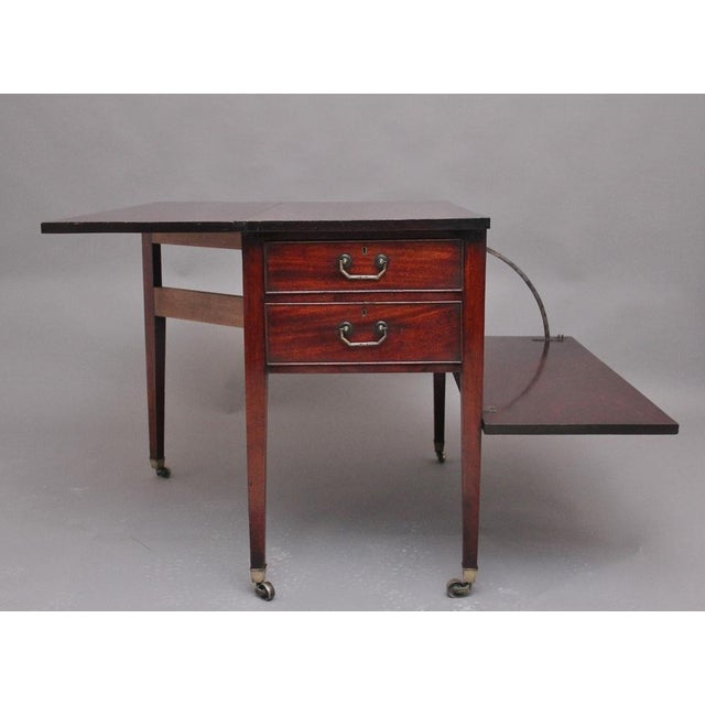 18th Century Mahogany Side Table, 1780s For Sale - Image 10 of 14