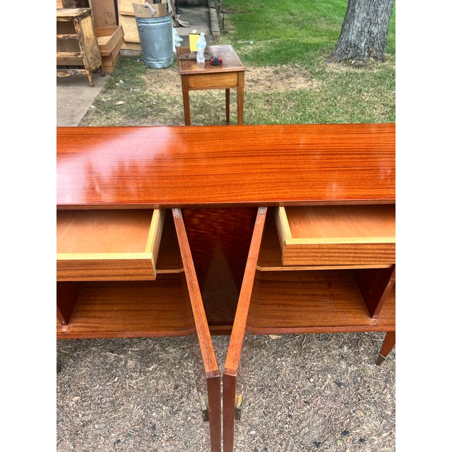 Mid-Century Modern French Mid-Century Modern 1960's Mahogany Sideboard For Sale - Image 3 of 12