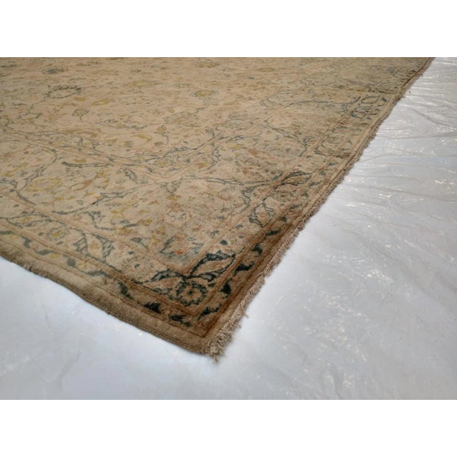 1960s Vintage Persian KashanRug 7'7" X 10' For Sale - Image 4 of 5