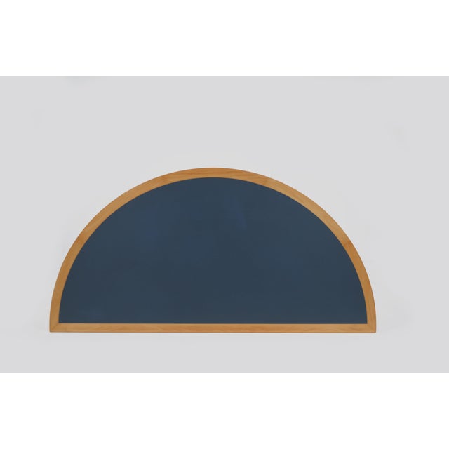 Set of two semicircular tables by magnus olesen. Designed by thygesen and sorensen in the 1970s. two models, dk 7870,...