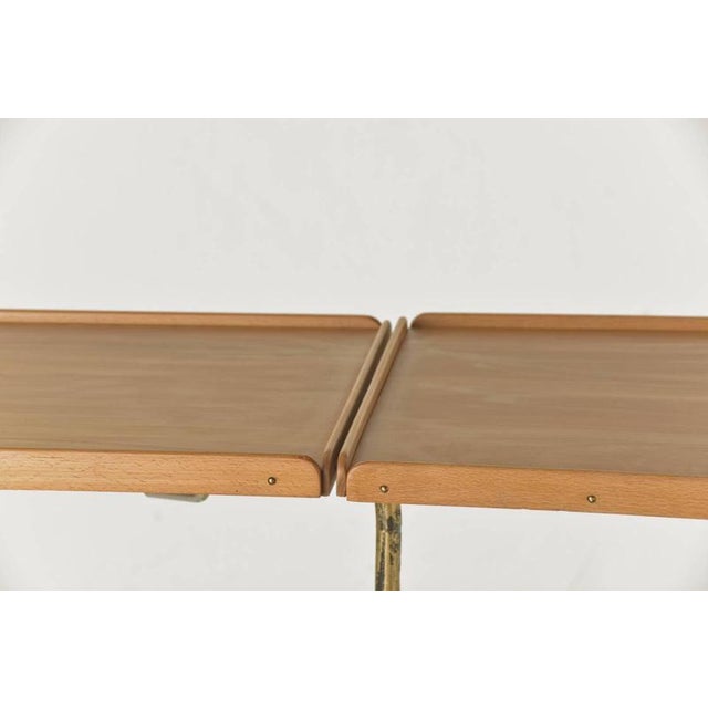 Height-Adjustable Side Table from Hausmann A.G., Switzerland, 1920s For Sale - Image 16 of 18