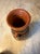 Art Deco Roseville Laurel Art Pottery Persimmon Color Vase #667- 6 Ca. 1934 For Sale - Image 3 of 7