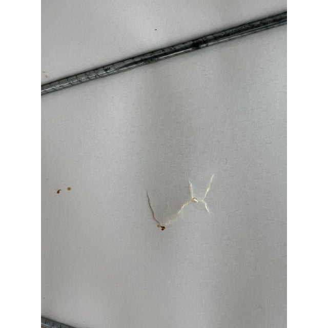 1960s Vintage Hexagon Lampshade With Acorns and Acorn Leaf Fabric For Sale - Image 5 of 8