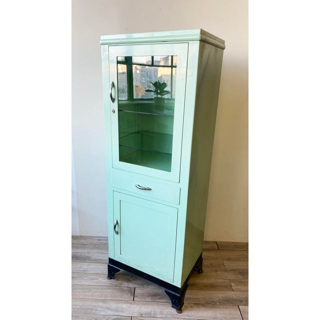 Vintage 1950s Light Green Medicine Chairish